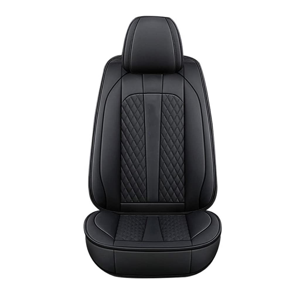 Universal Car Seat Covers Full Set - 5 Seat Leather Protectors for Ford Transit 12-Seat 2020 Models | Front & Rear Seat Cushion Accessories (Black) | Perfect for Road Trips, Family Travel & Vehicle Protection