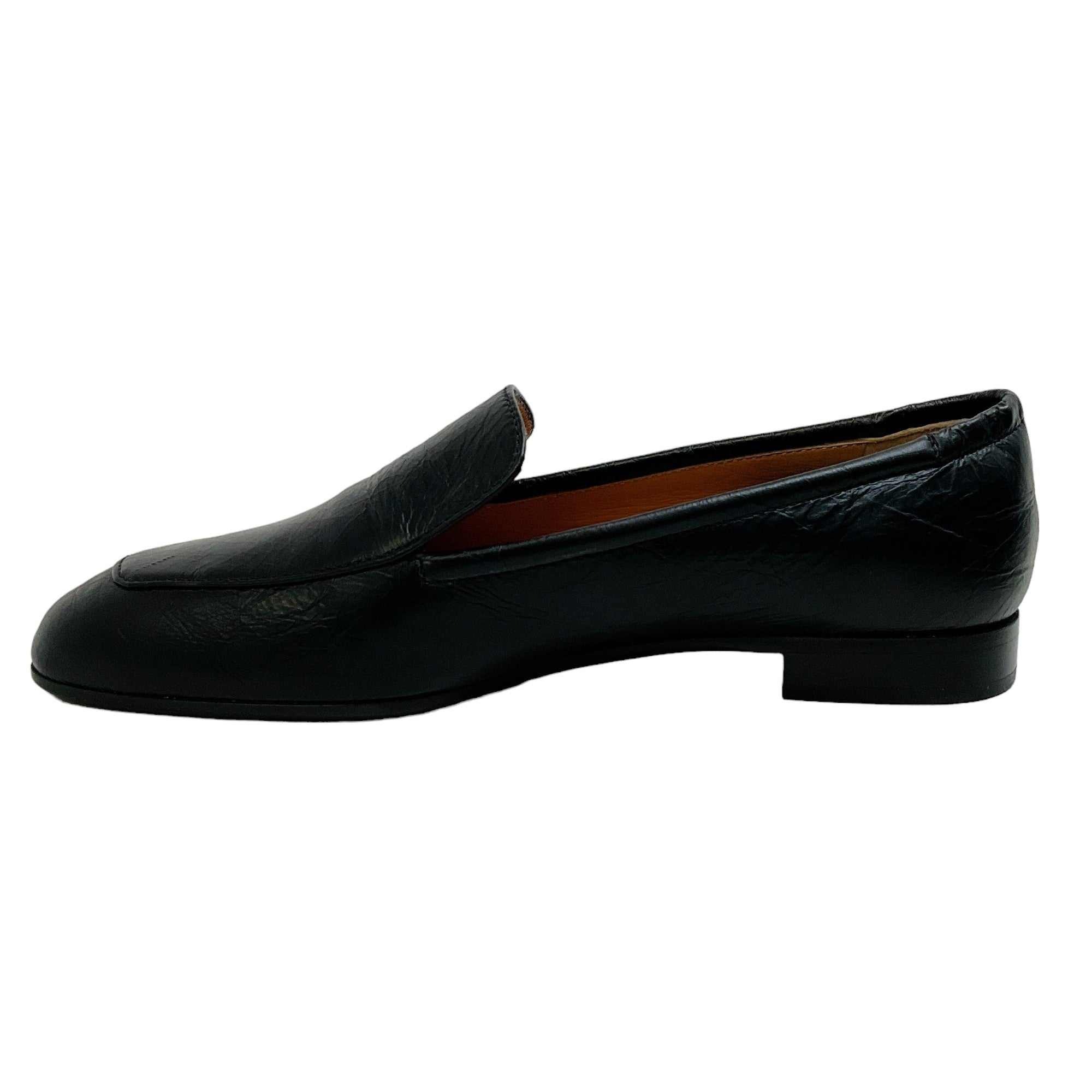 Laurence Dacade Black Leather Angie Loafers for Women - Comfortable Slip-On Dress Shoes for Office, Business & Casual Wear