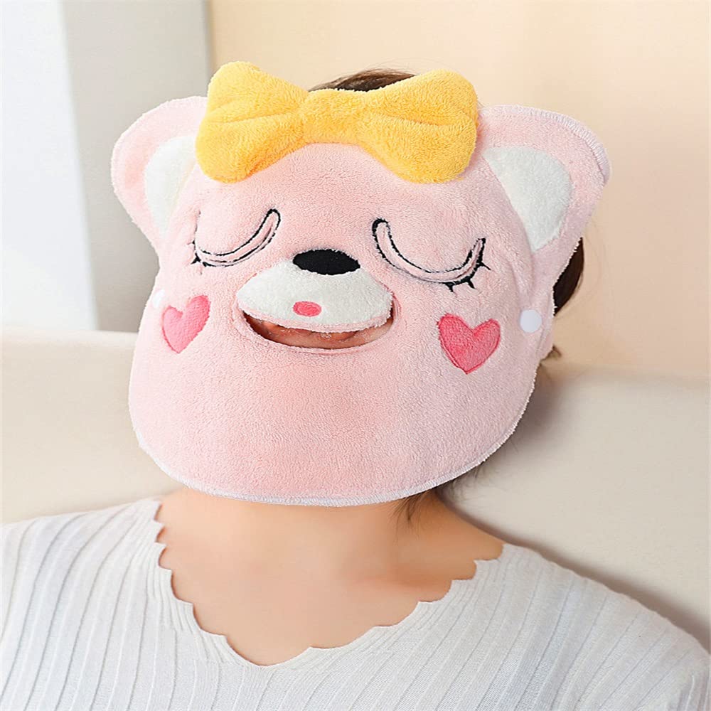 1pc Hot & Cold Compress Face Mask Towel for Beauty & Skincare - Reusable Facial Therapy for Relaxation, Puffiness & Acne Relief - Perfect for Spa, Travel & Home Use