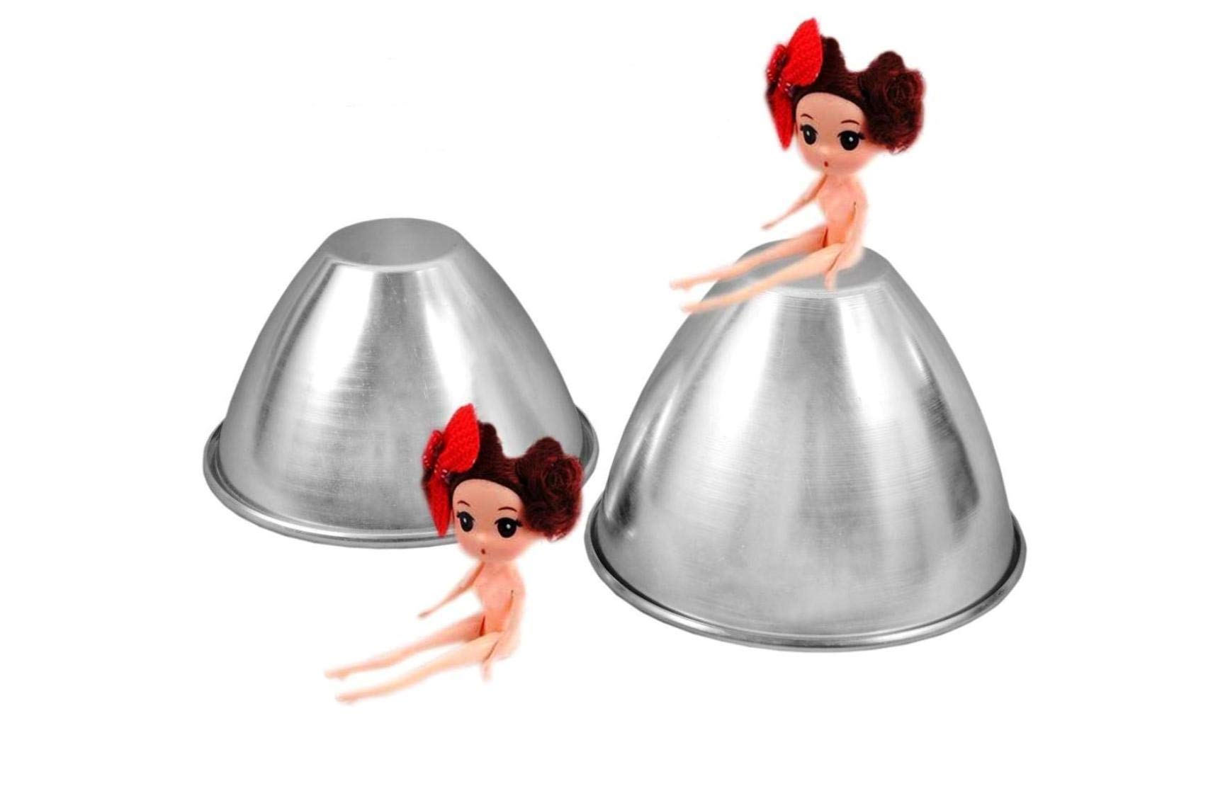 Premium Aluminum Cake Molds Set of 2 - Round Baking Pans for Perfect Cakes, Cupcakes & Desserts - Ideal for Home Baking, Parties & Professional Bakeries
