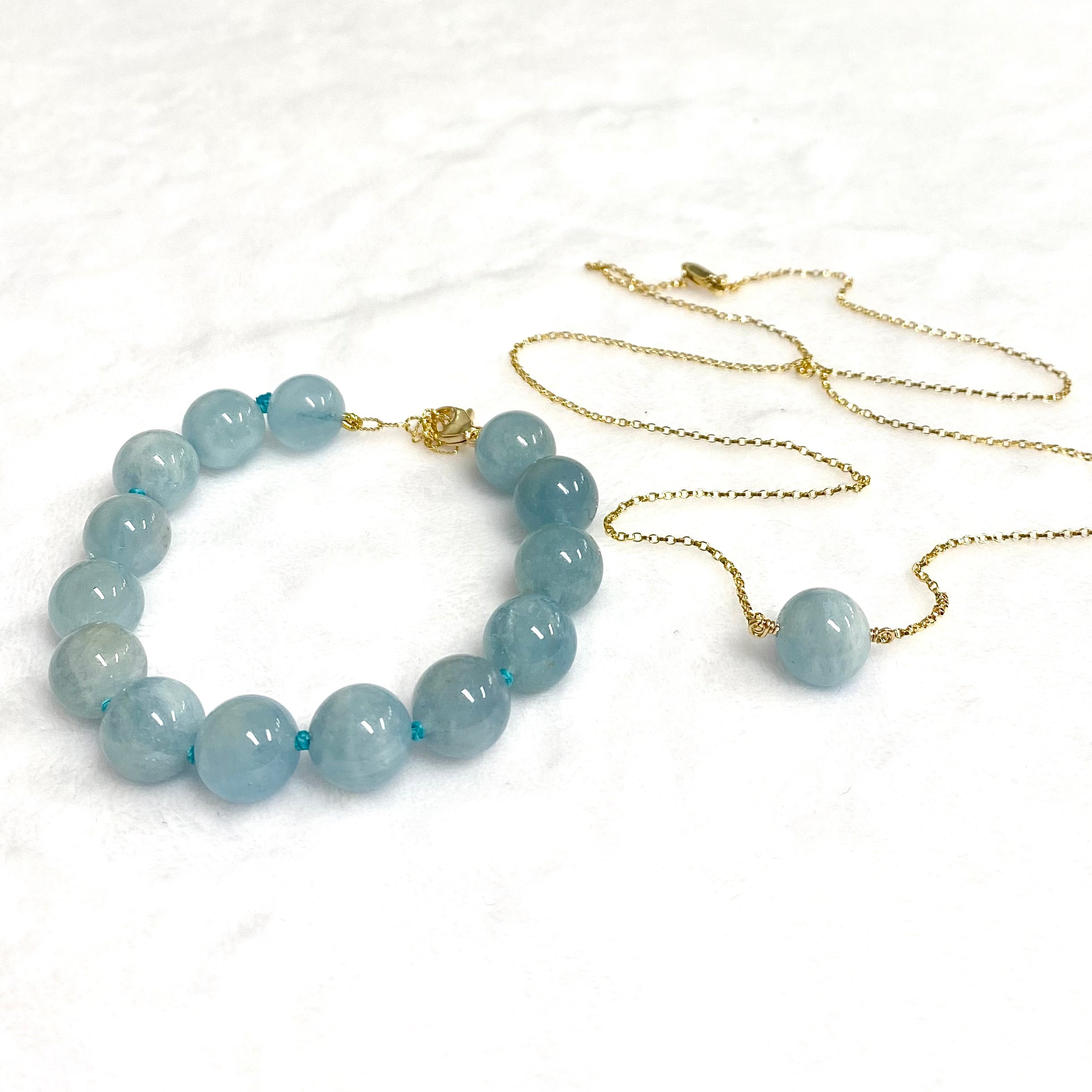 CORA Aquamarine Bracelet (B546) - Elegant Gemstone Jewelry for Women, Perfect for Parties, Weddings & Everyday Wear
