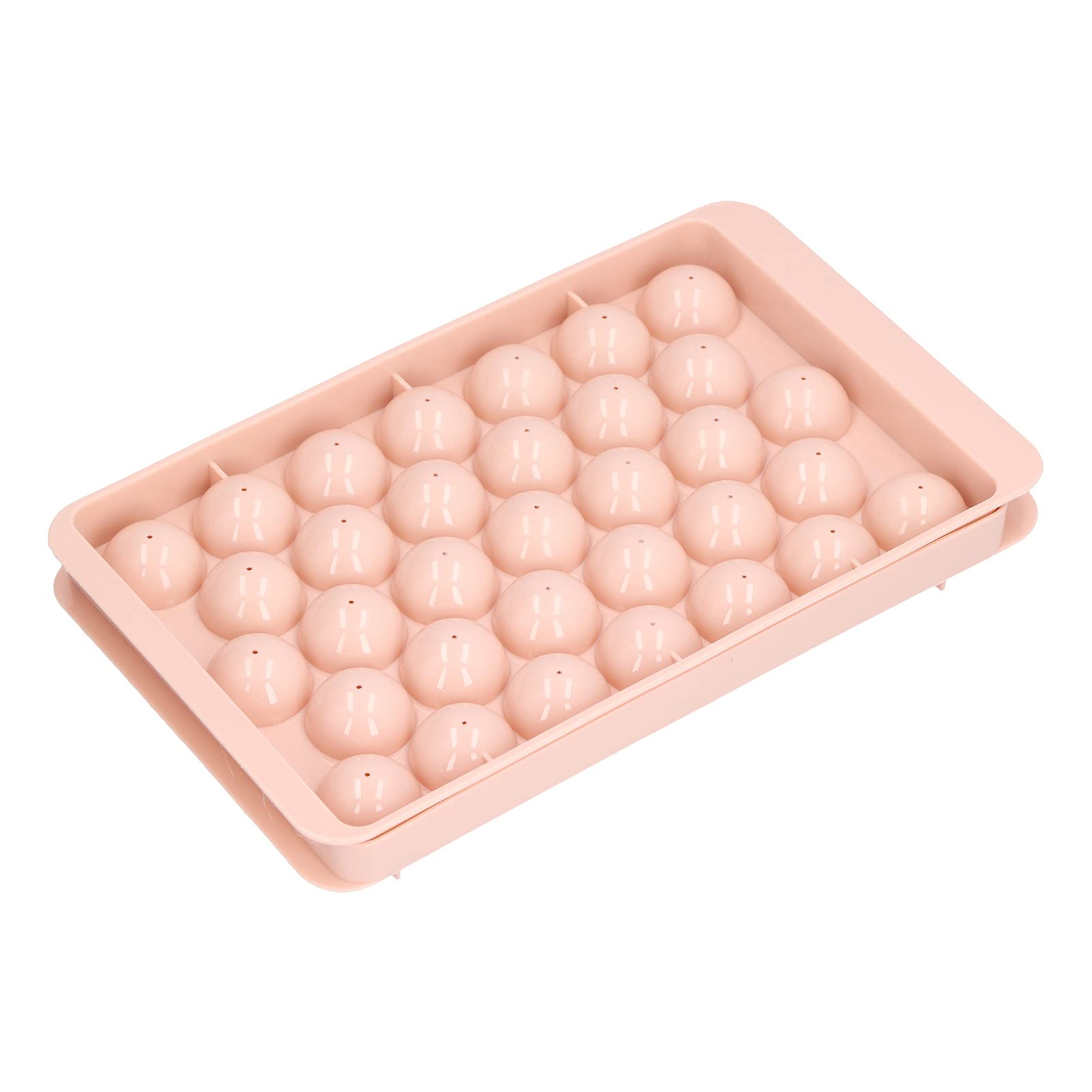 Premium Ice Cube Maker & Ice Ball Mold Set - 2Pcs 33 Grids DIY Silicone Ice Cube Trays with Lids for Cocktails, Whiskey, Cold Drinks - Perfect for Home Bars, Parties & Kitchen Use