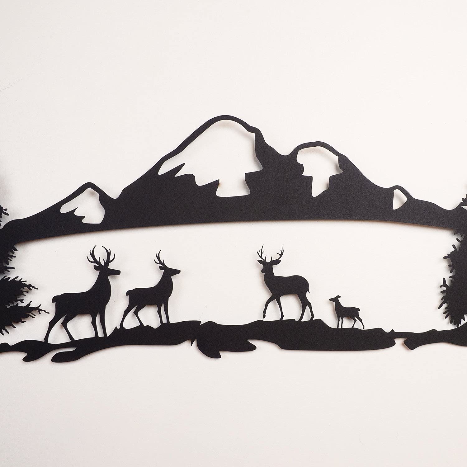 Landscape Metal Wall Art for Living Room & Bedroom Decor - Indoor Outdoor Wall Hanging