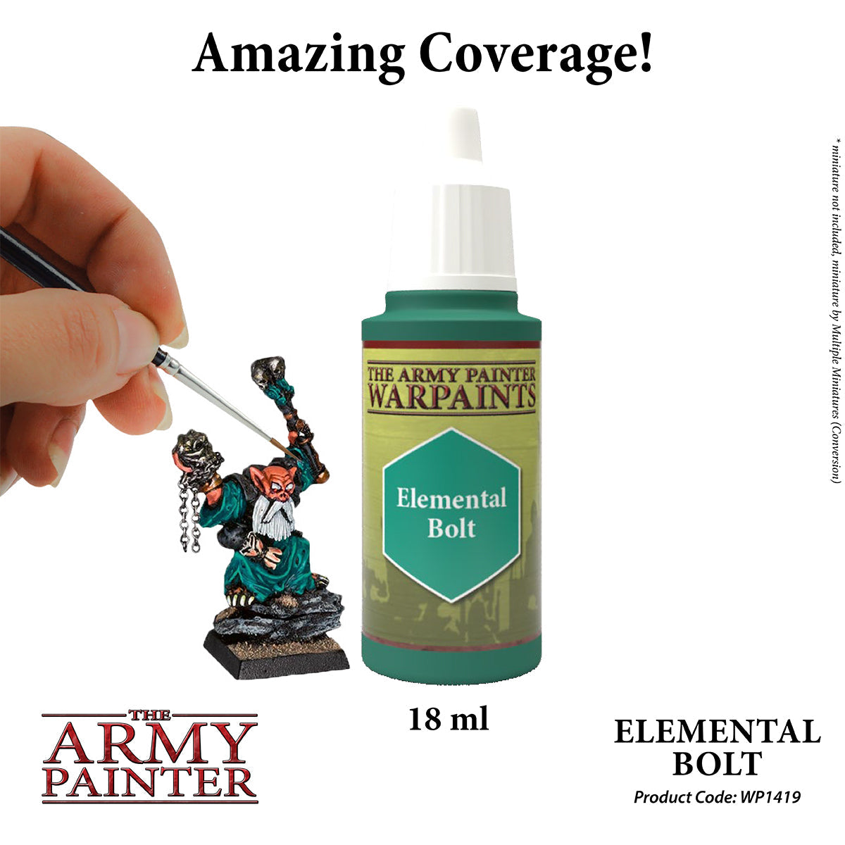 Warpaints: Elemental Bolt - Premium Fantasy Face & Body Paint for Cosplay, Halloween & LARP - Waterproof & Vibrant Colors for Professional Makeup Artists