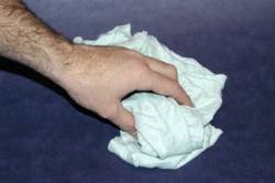 Premium White Knit Cleaning Rags - Super Absorbent Quick-Dry Cotton Cloths for Streak-Free Cleaning | Perfect for Painting, Staining, Bars, Shops, Cars & Household Use | 50 Lb Bulk Box of Multipurpose Cleaning Towels