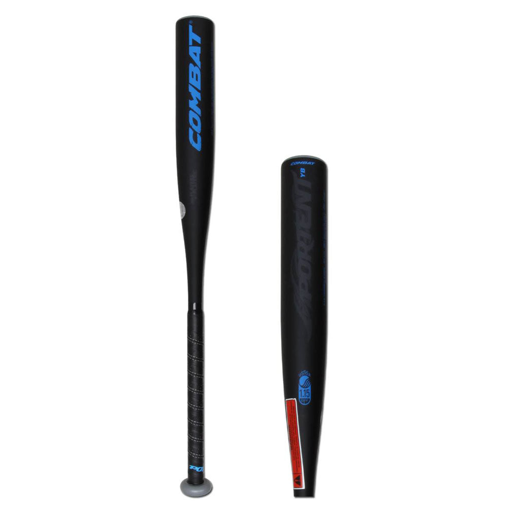 New Combat Portent YB PORYB1 Youth Baseball Bat - Lightweight & Durable for Little League Players (Blue/Black, Size 10) - Perfect for Training, Games & Tournaments