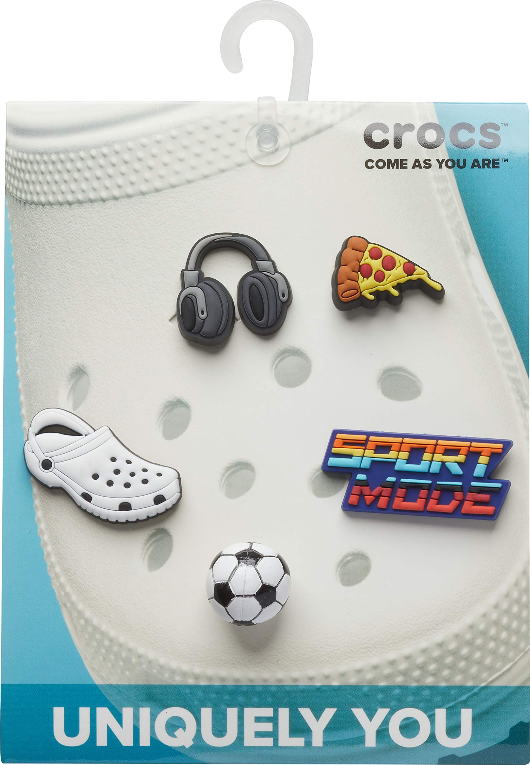 Crocs Unisex-Adult Icon Pack Shoe Charms | Jibbitz for Classic Clogs | Medium Wide | Customize Your Crocs for School, Work & Casual Wear