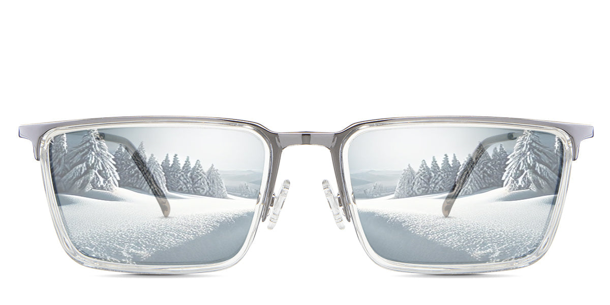 Zayn Men's Prescription Tinted Glasses - Blue Light Blocking & UV Protection for Work, Gaming & Reading