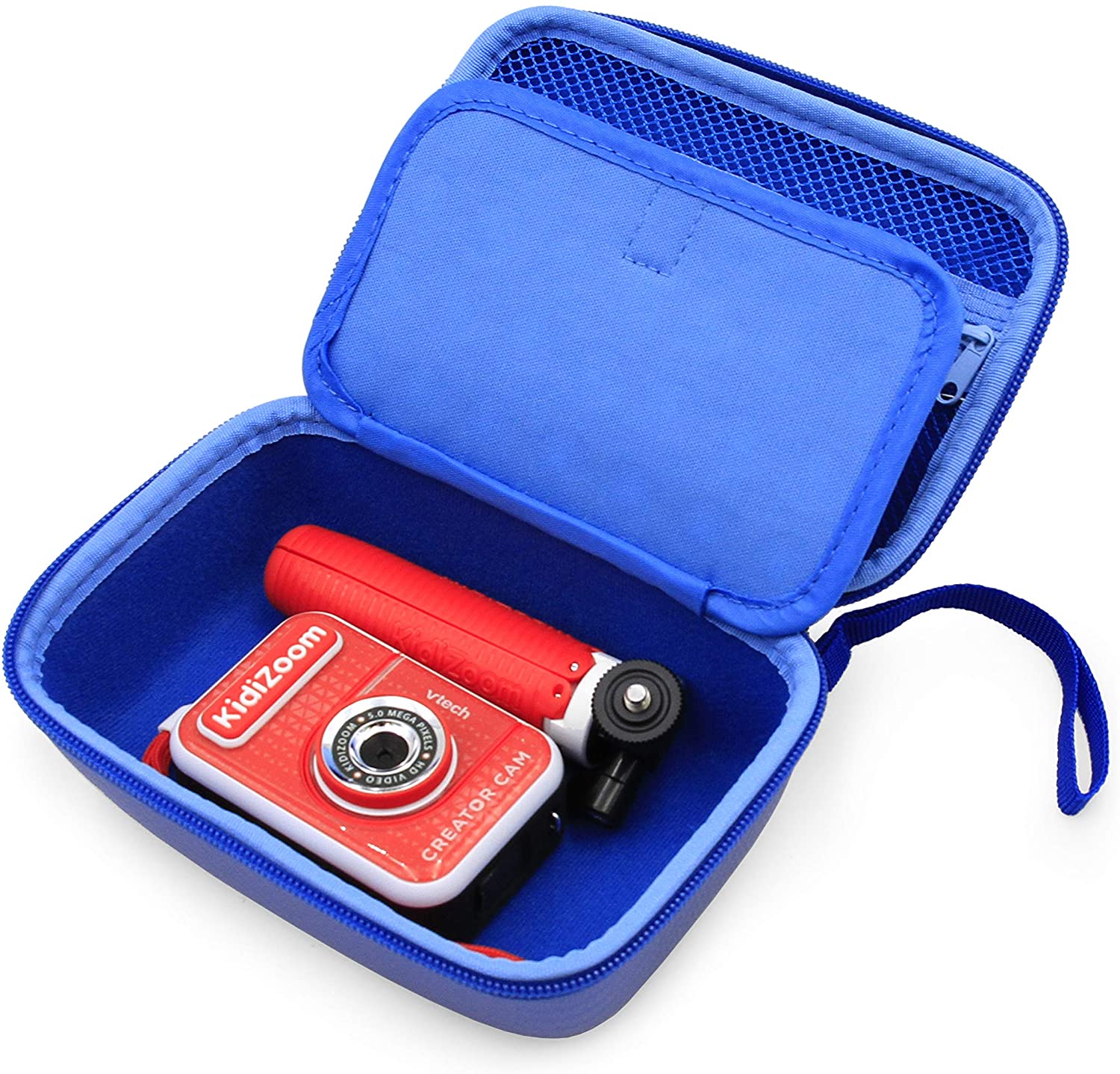 CASEMATIX Protective Toy Camera Case for VTech KidiZoom Creator Cam & Kidizoom Camera - Durable Storage Pouch for Kids' Video Camera Accessories - Perfect for Travel, School & Playtime Adventures