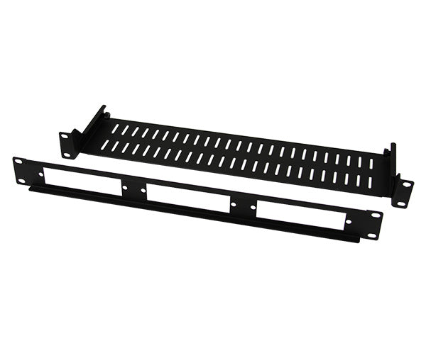 1U Adjustable LGX Fiber Patch Panel Housing - Rear Cable Support for Rack Mount | Ideal for Data Centers & Network Installations