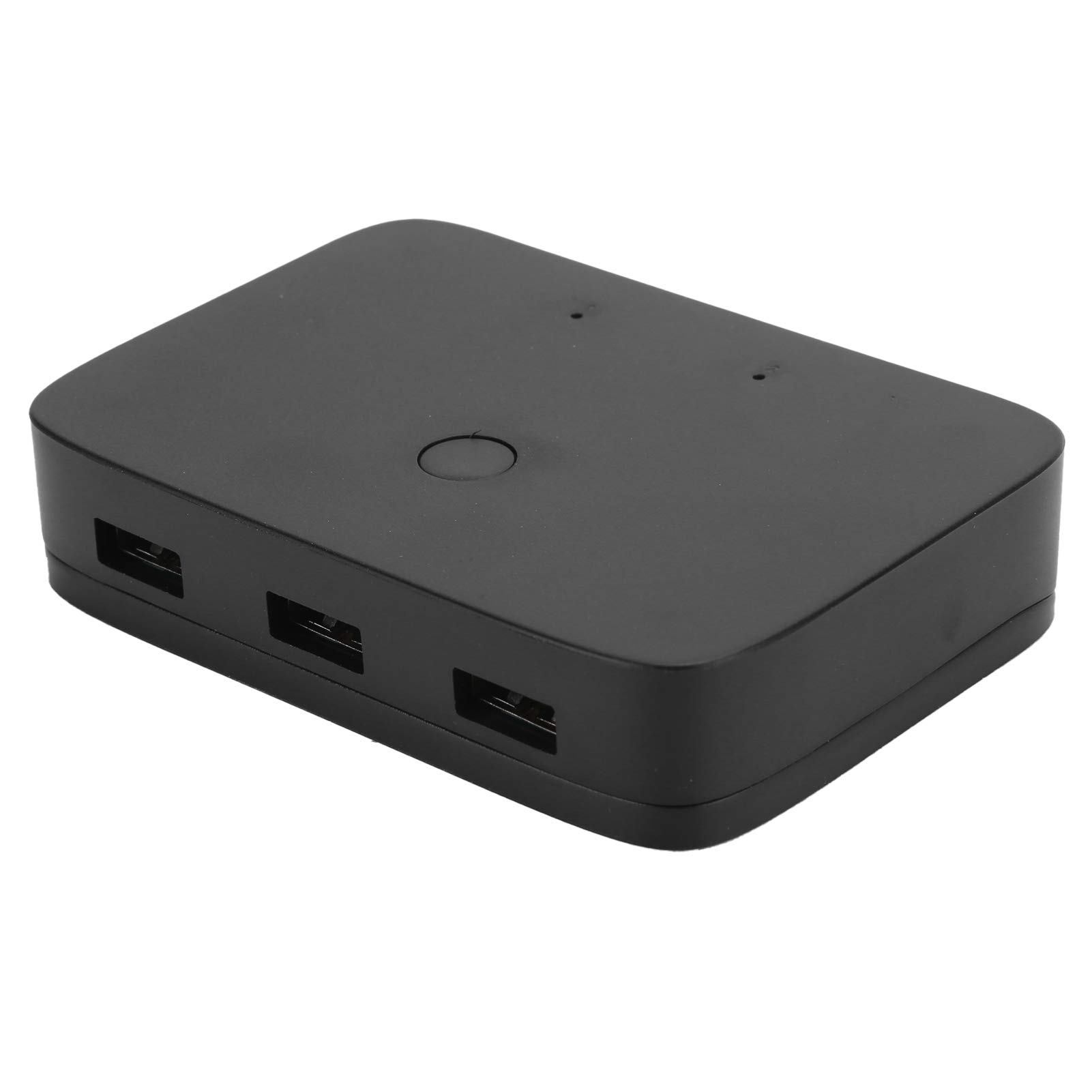 2-in-1 USB KVM Switch for Dual Monitor 4K/30Hz - PC Keyboard Mouse Printer Control - Home & Office Use