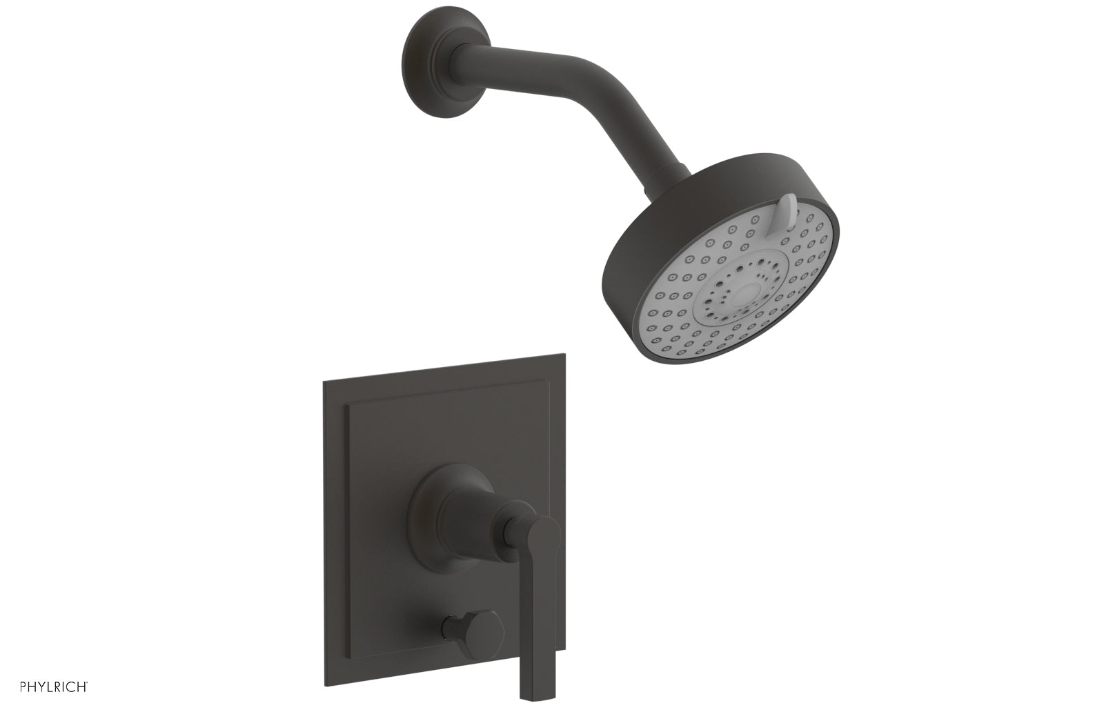 HEX MODERN Pressure Balance Shower and Diverter Set with Lever Handle - Chrome Finish for Bathroom Remodel (No Spout Included) - Perfect for Modern Home Upgrades and Spa-Like Shower Experience