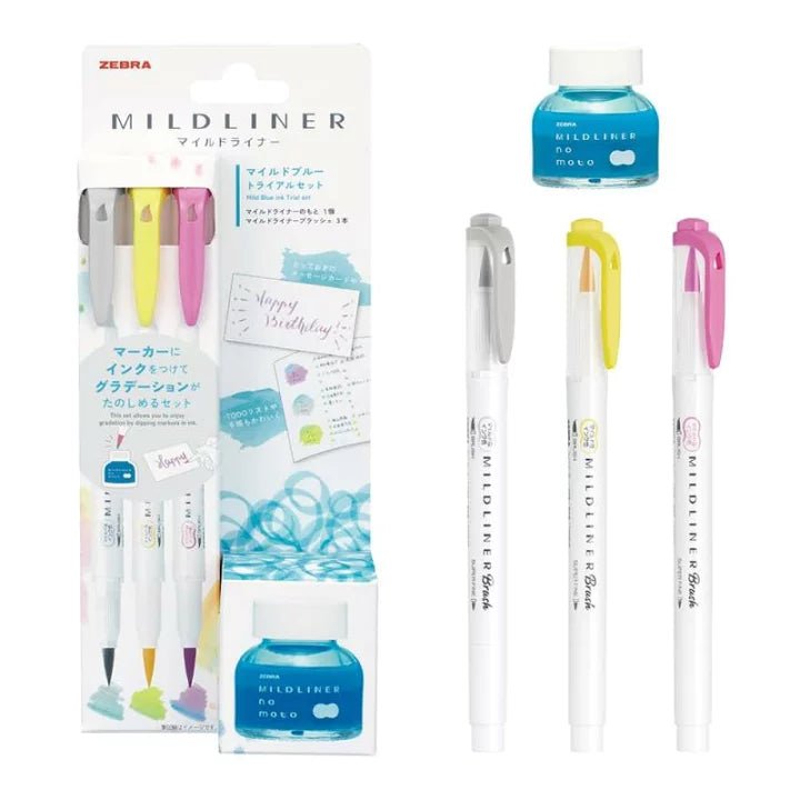 Zebra Mildliner Double-Ended Highlighters Set - 15 Vibrant Colors for Note Taking, Journaling & Study - Perfect for Students, Office & Creative Projects