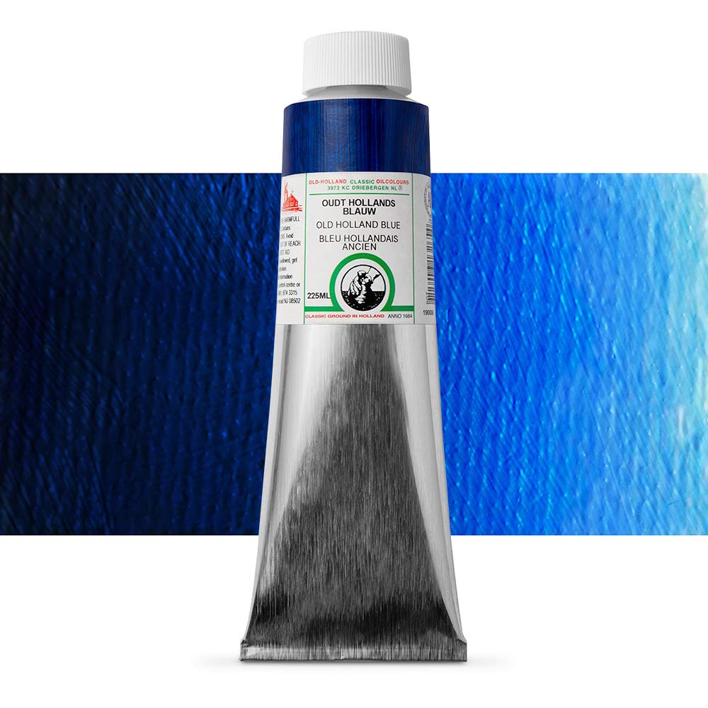 Old Holland Classic Oil Paint - Ultramarine Blue 225ml Tube | Professional Artist Quality Oil Colors for Canvas Painting & Fine Art