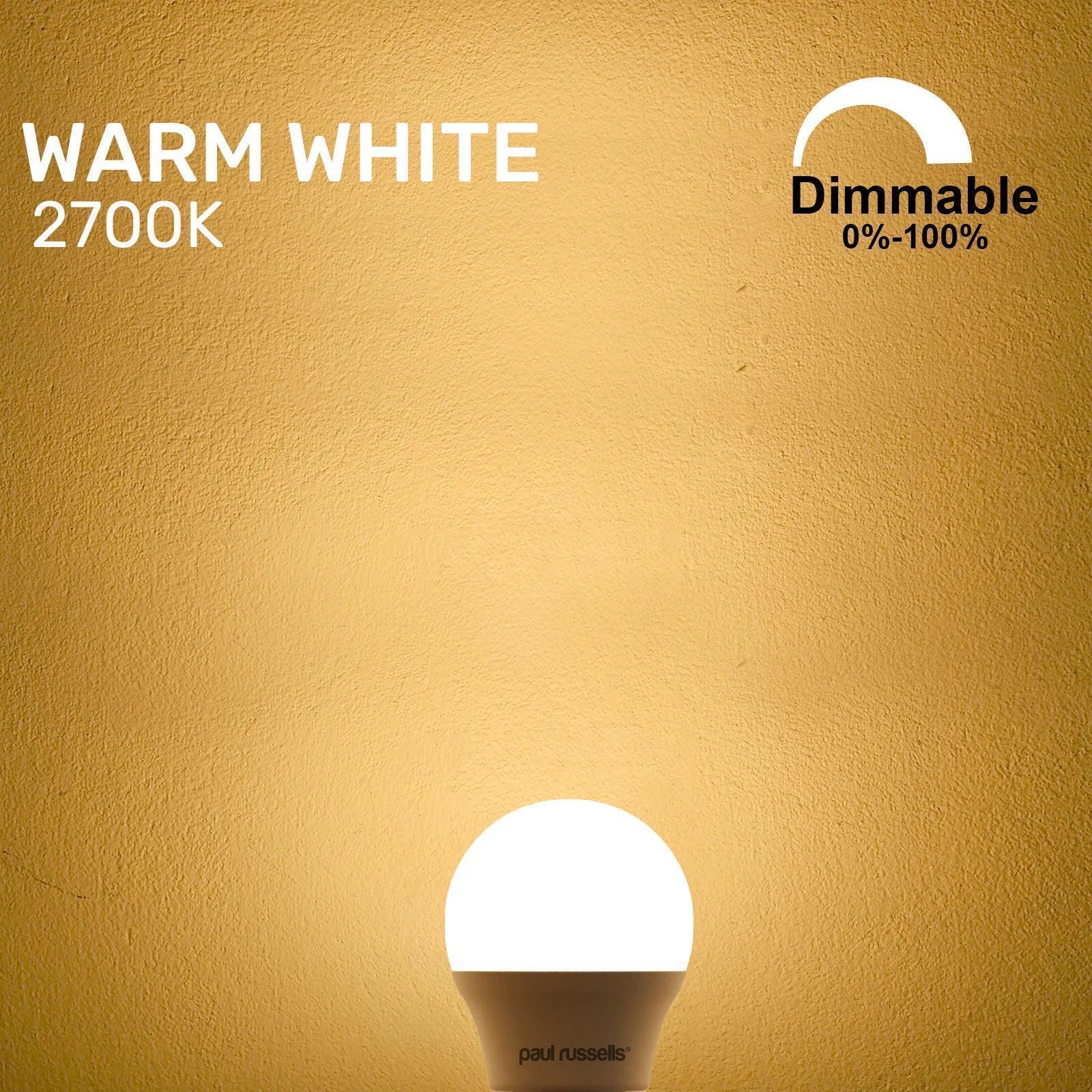 3 Pack LED Dimmable B22 Bayonet Light Bulbs 5.5W (40W Equivalent) Warm White - Perfect for Golf Simulator Lighting, Home Decor & Energy Efficient Lighting