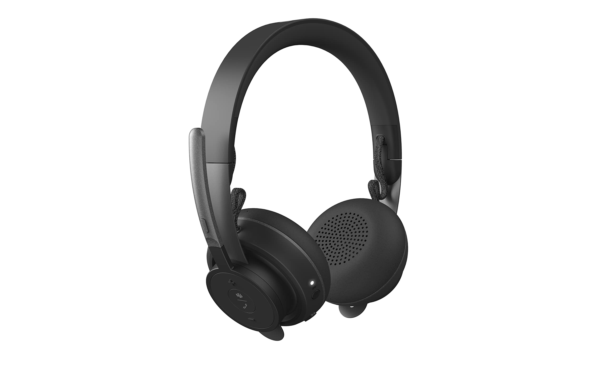 Logitech Business Zone Wireless Bluetooth Headset for Microsoft Teams - Graphite (981-000854) | Certified Renewed | Noise Cancelling Mic for Office, Remote Work & Video Conferencing