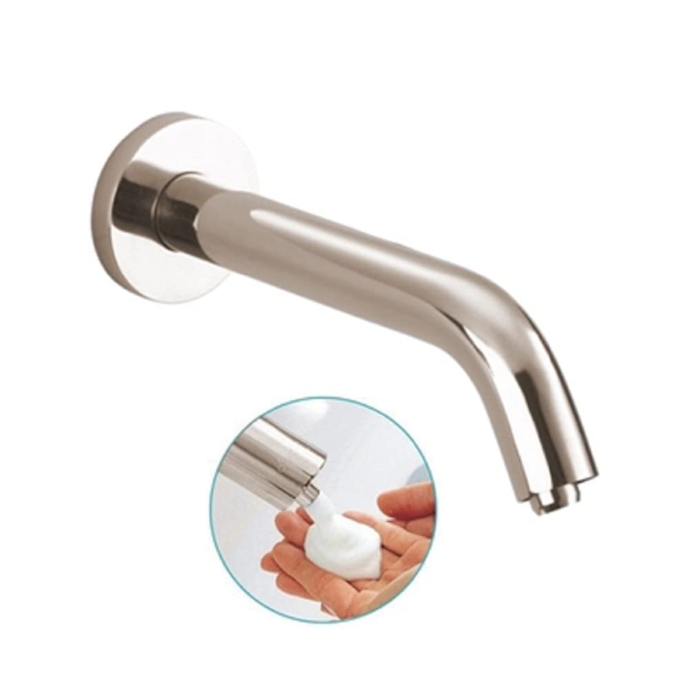 Fontana Showers Lenox BS9801 Commercial Automatic Foam Soap Dispenser - Wall Mount Stainless Steel with Polished Chrome Finish - Ideal for Restaurants, Hotels, and Public Restrooms