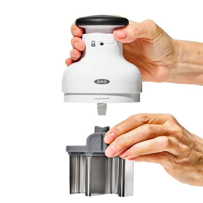OXO Manual Pump Chopper - Efficient Food Chopper & Vegetable Dicer for Quick Meal Prep - Perfect for Salads, Salsa, and Onion Chopping in Kitchens