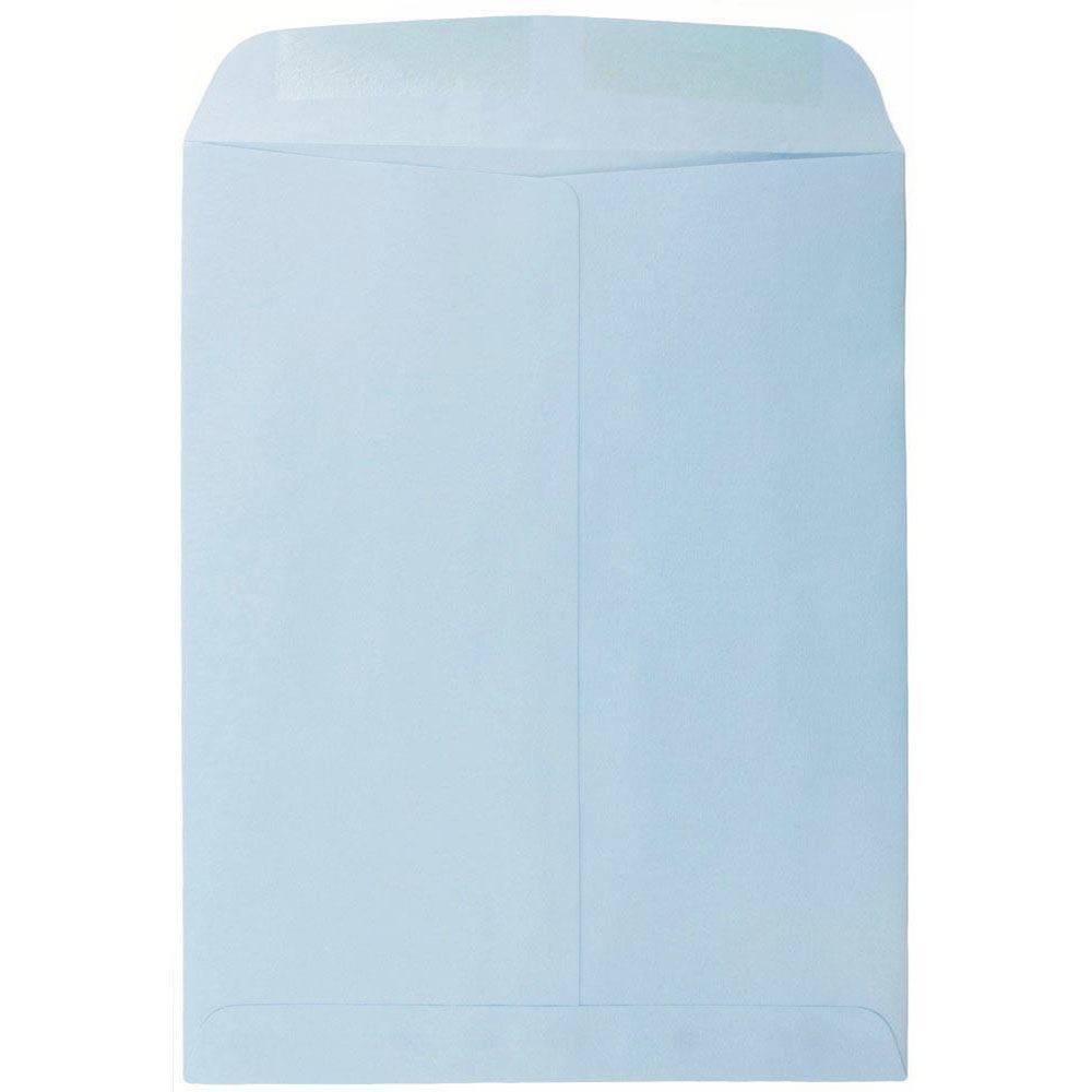 JAM PAPER 10 x 13 Open End Catalog Premium Envelopes - Pastel Baby Blue - 100/Pack - Perfect for Mailing, Business Correspondence, and Wedding Invitations