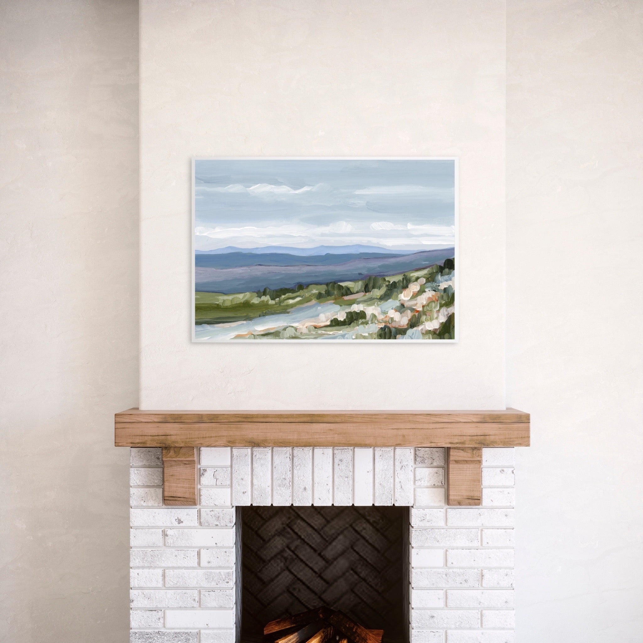 Maggie Valley II Art Print - Stunning Landscape Wall Decor for Home & Office - Perfect for Living Room, Bedroom & Office Spaces