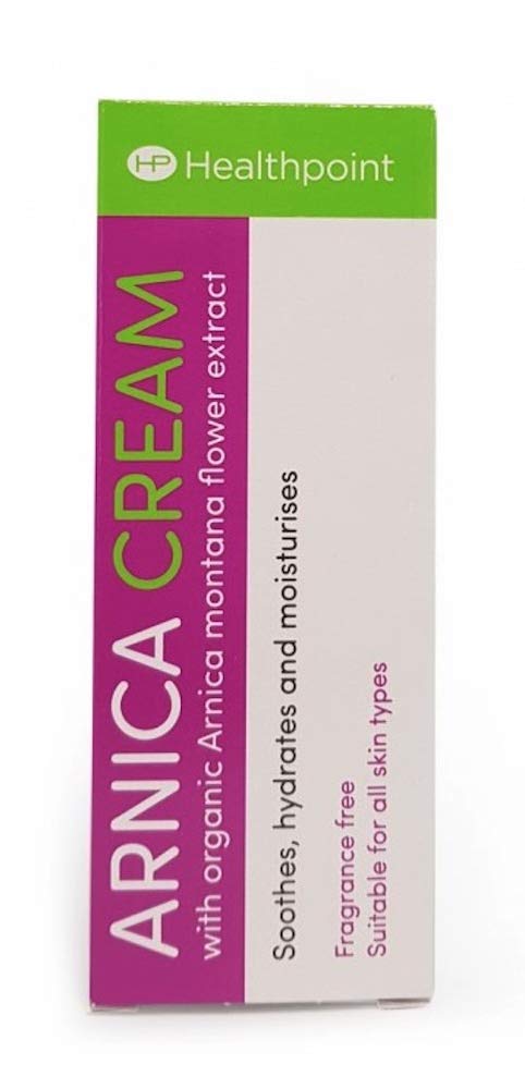 Healthpoint Arnica Cream with Organic Arnica Montana Flower Extract, Almond Oil & Cocoa Butter - Twin Pack for Muscle Pain Relief & Bruise Treatment - Perfect for Athletes, Post-Workout Recovery & Daily Pain Management