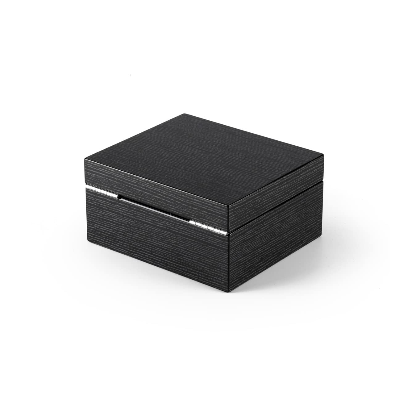 Premium 30-Note Hi-Gloss Black Apricot Finish Jewelry Box - Elegant Jewelry Organizer for Necklaces, Rings & Earrings - Perfect for Bedroom Vanity, Gift Giving & Travel Storage