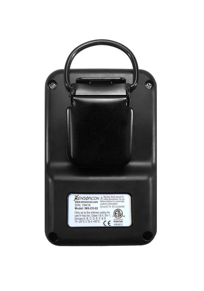 Industrial CO Carbon Monoxide Detector with Visual, Audible & Vibration Alarms - Waterproof Gas Leak Monitor for Home, Garage, RV & Workplace Safety