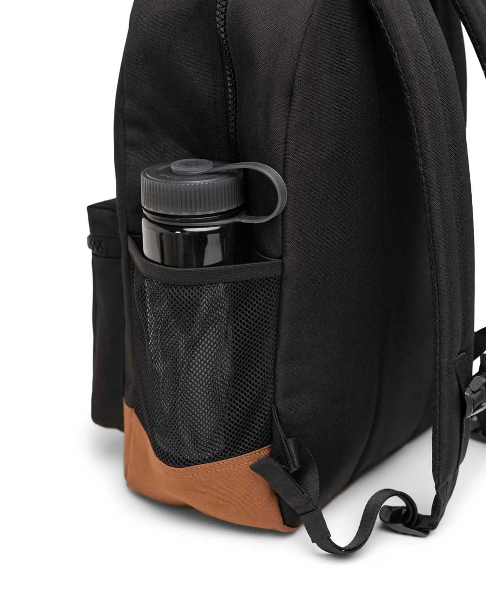 Herschel Heritage Youth Backpack - Black/Saddle Brown - Durable School Backpack for Kids & Teens - Perfect for School, Travel & Daily Use