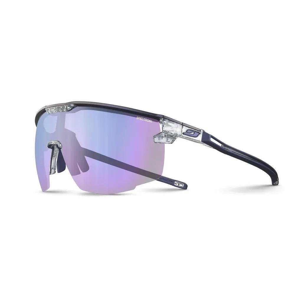 JULBO Ultimate SP1 CF Sunglasses - Gray/Purple Lens for Outdoor Sports & Adventure - Perfect for Hiking, Running, and Cycling