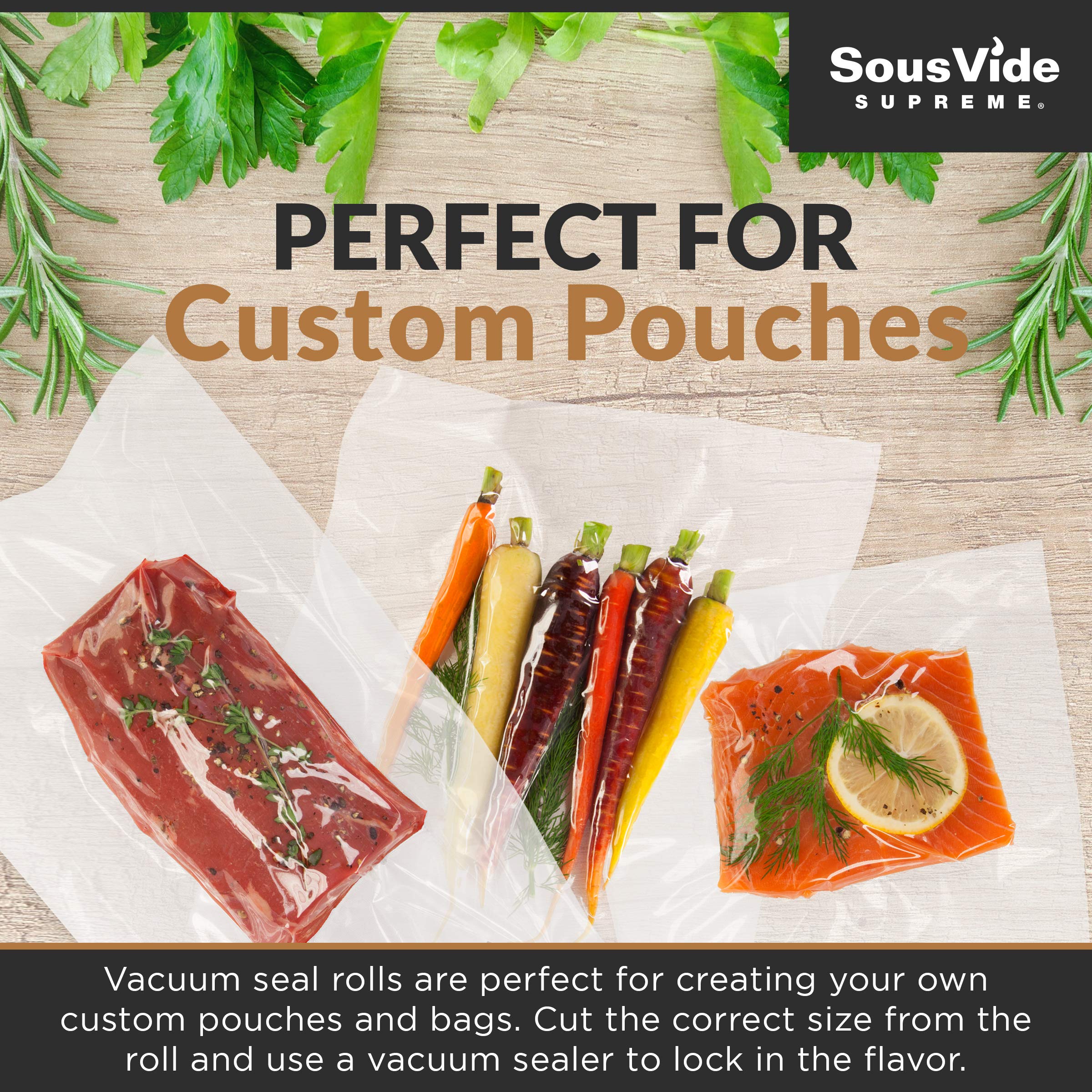 Premium Sous Vide Vacuum Seal Rolls - 11