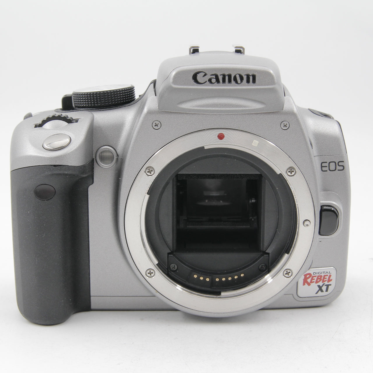 Refurbished Canon Digital Rebel XT DSLR Camera with EF-S 18-55mm f/3.5-5.6 Lens (Silver) - Perfect for Photography Enthusiasts & Beginners, Ideal for Travel, Portraits, and Everyday Shooting