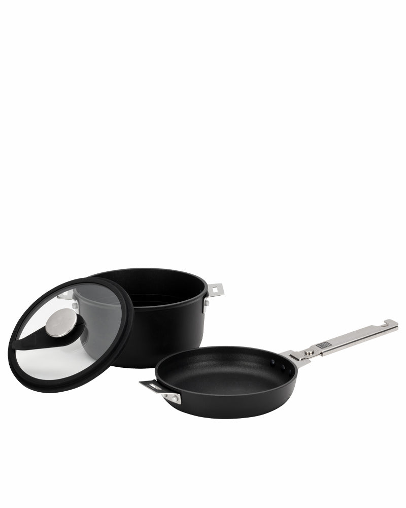 19cm Portable Camping Cooker - Lightweight Outdoor Cooking Pot for Hiking, Backpacking & Picnics - Perfect for Camping Trips & Outdoor Adventures