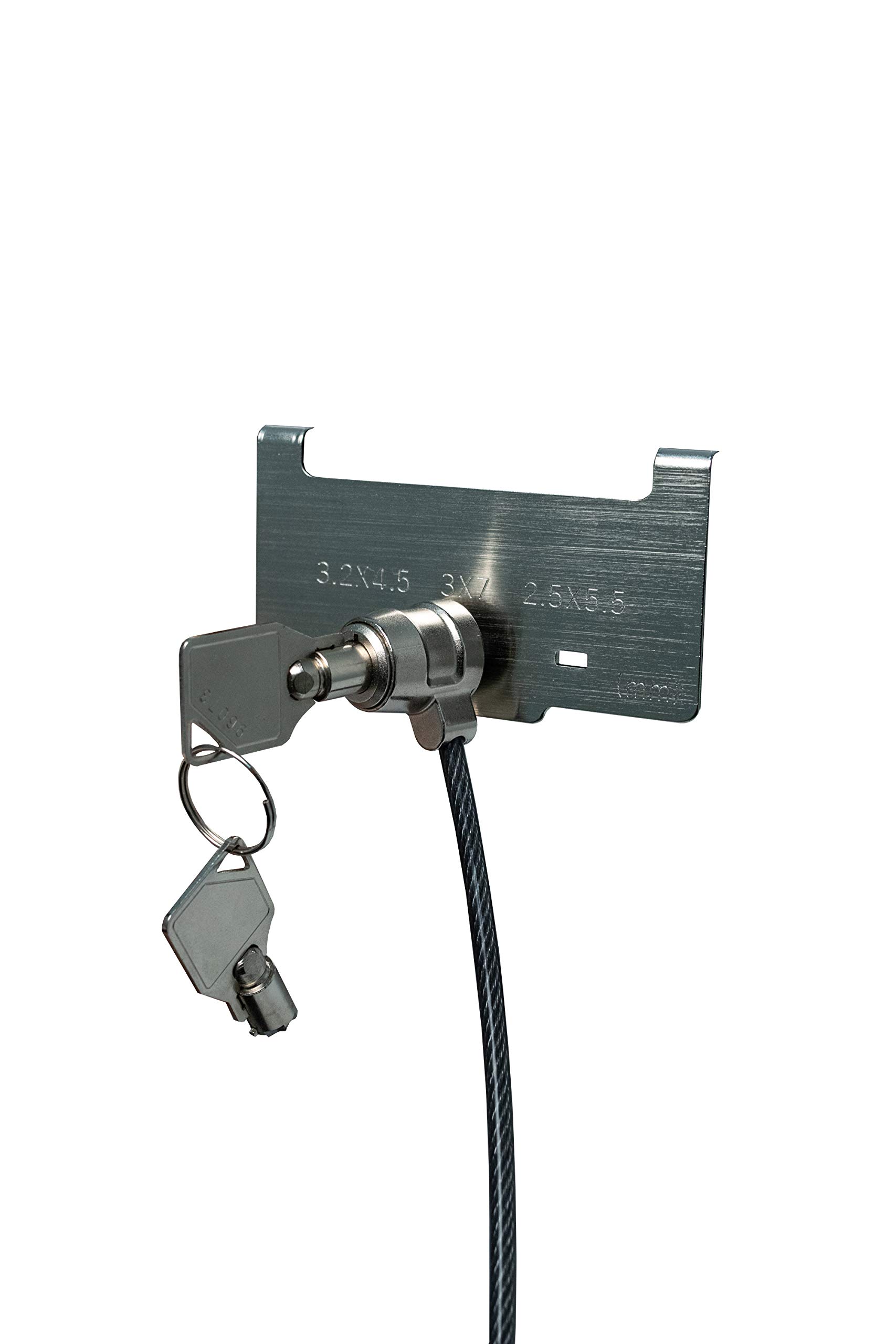 CTA Digital Tablet Security Kiosk Kit with Display Stand & Locking Cable - TAA Compliant | Secure Tablet Solution for Retail Stores, Hotels & Public Spaces