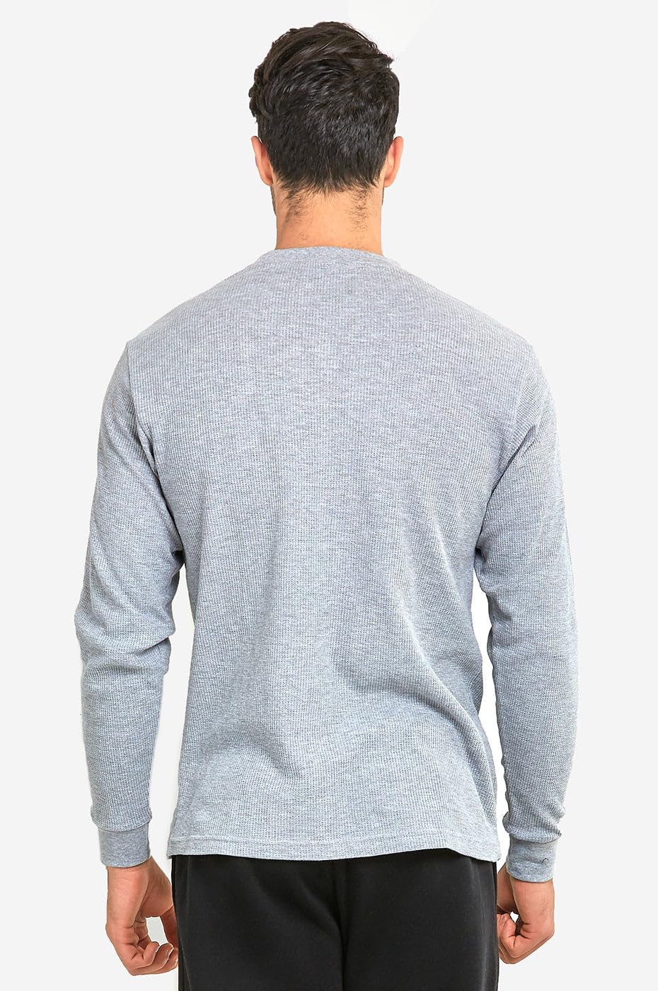Men's Mid-Weight Waffle Thermal Shirt - Warm Long Sleeve Knit Top for Cold Weather, Hunting & Outdoor Activities