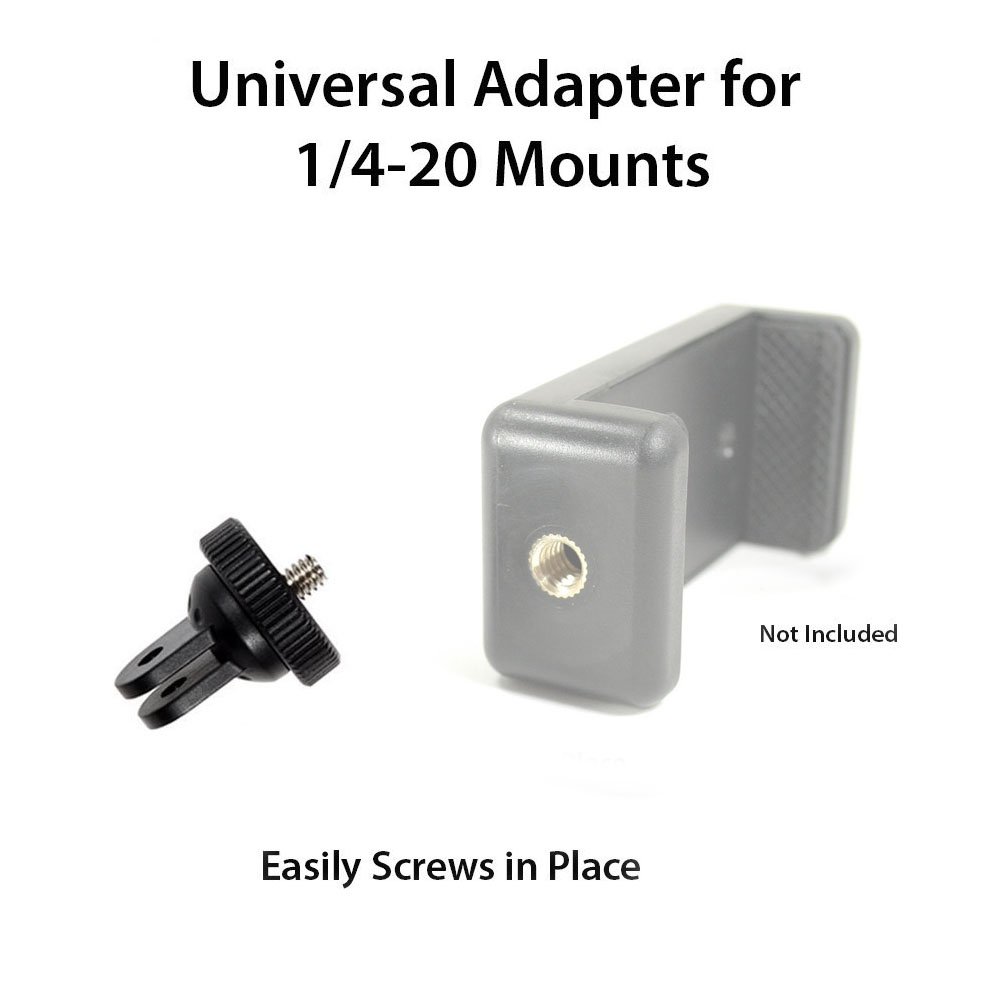 Universal Action Camera Tripod Adapter Mount - 1/4 Inch 20 Screw Conversion Kit for GoPro, Sony, Insta360 X3/ONE X2 & Standard 1/4 Accessories - Perfect for Vlogging, Travel & Outdoor Adventures