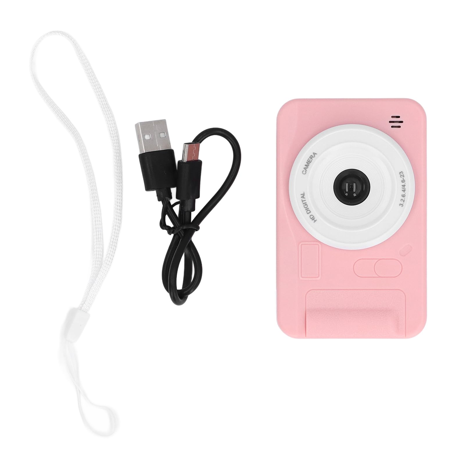 **40MP 1080P Digital Camera for Beginners - 8X Zoom Anti-Shake Video Camera with Auto Focus & Lanyard - Perfect for Kids, Teens, Students, Vlogging & Travel Photography (Pink)**
