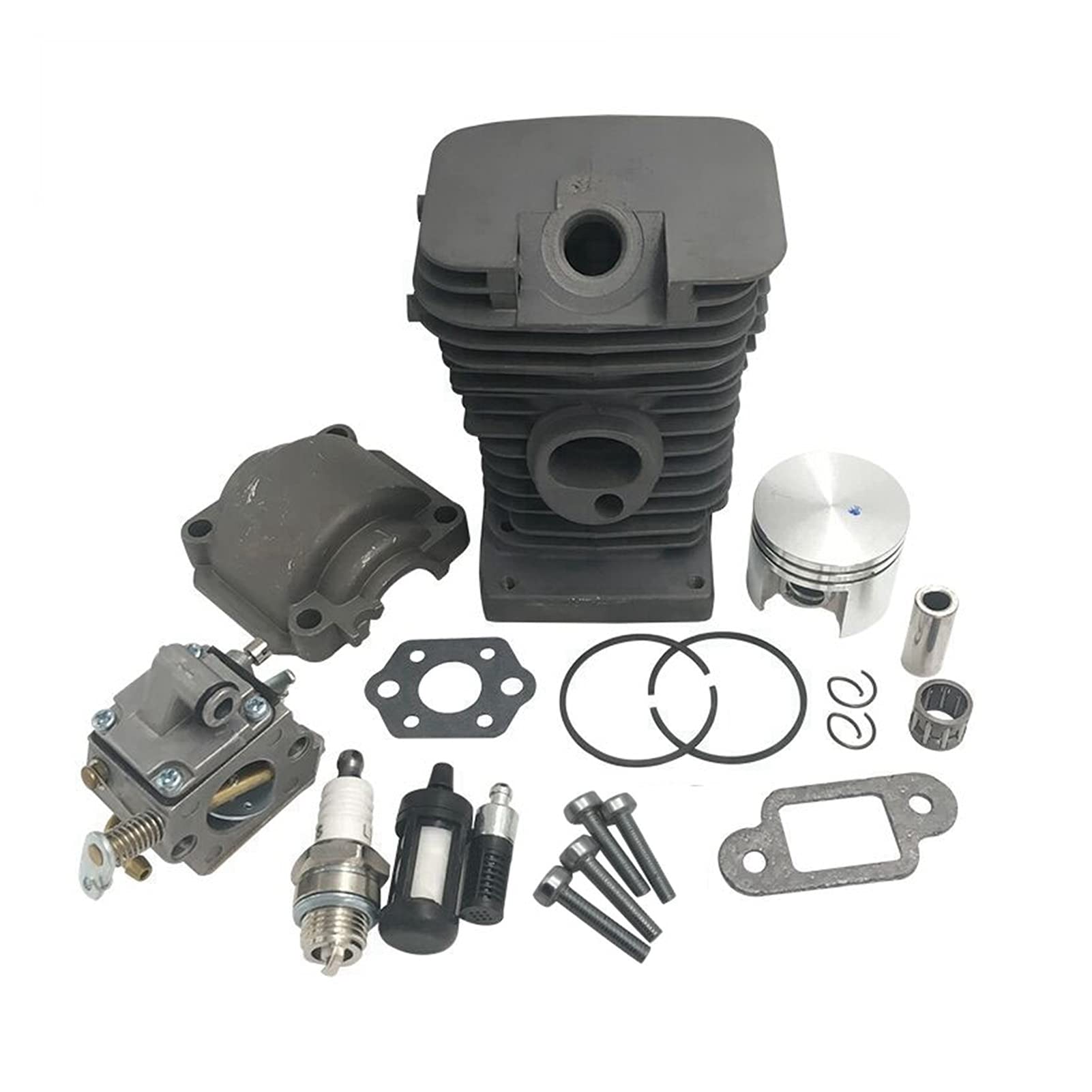 LDAMGWWTPJ Carburetor Parts Kit - 38mm Engine Motor Cylinder Piston Crankshaft for Stihl MS170 MS180 018 Chainsaw - Complete Repair Set for Chainsaw Maintenance & Gardening Tools - Perfect for DIY Repairs & Outdoor Power Equipment Servicing