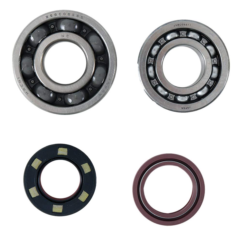Hot Rods K017 Main Bearing and Seal Kit - High Performance Engine Rebuild Kit for Motorcycles & ATVs - Perfect for Off-Road, Racing & Custom Builds