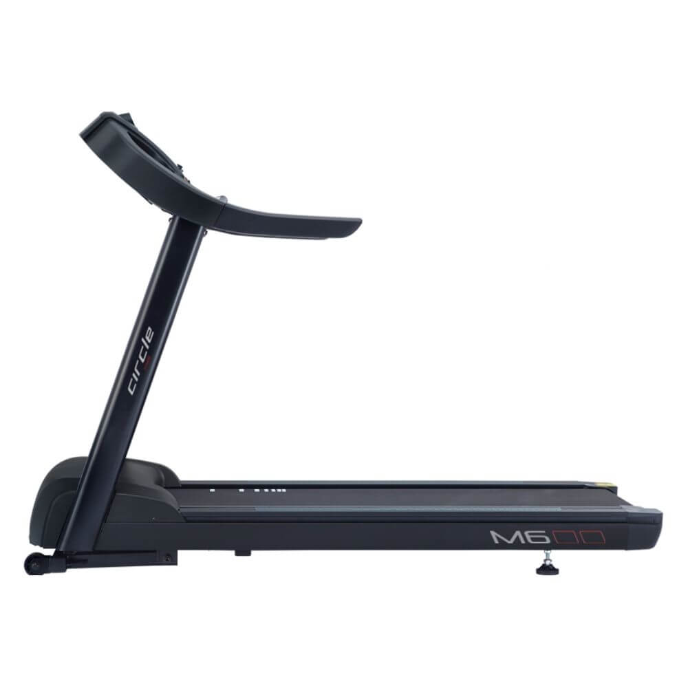 Circle Fitness M6 Light Commercial Treadmill - Heavy Duty Home & Gym Running Machine with Powerful Motor, Cushioned Deck & LCD Display - Perfect for Cardio Workouts, Weight Loss & Indoor Training