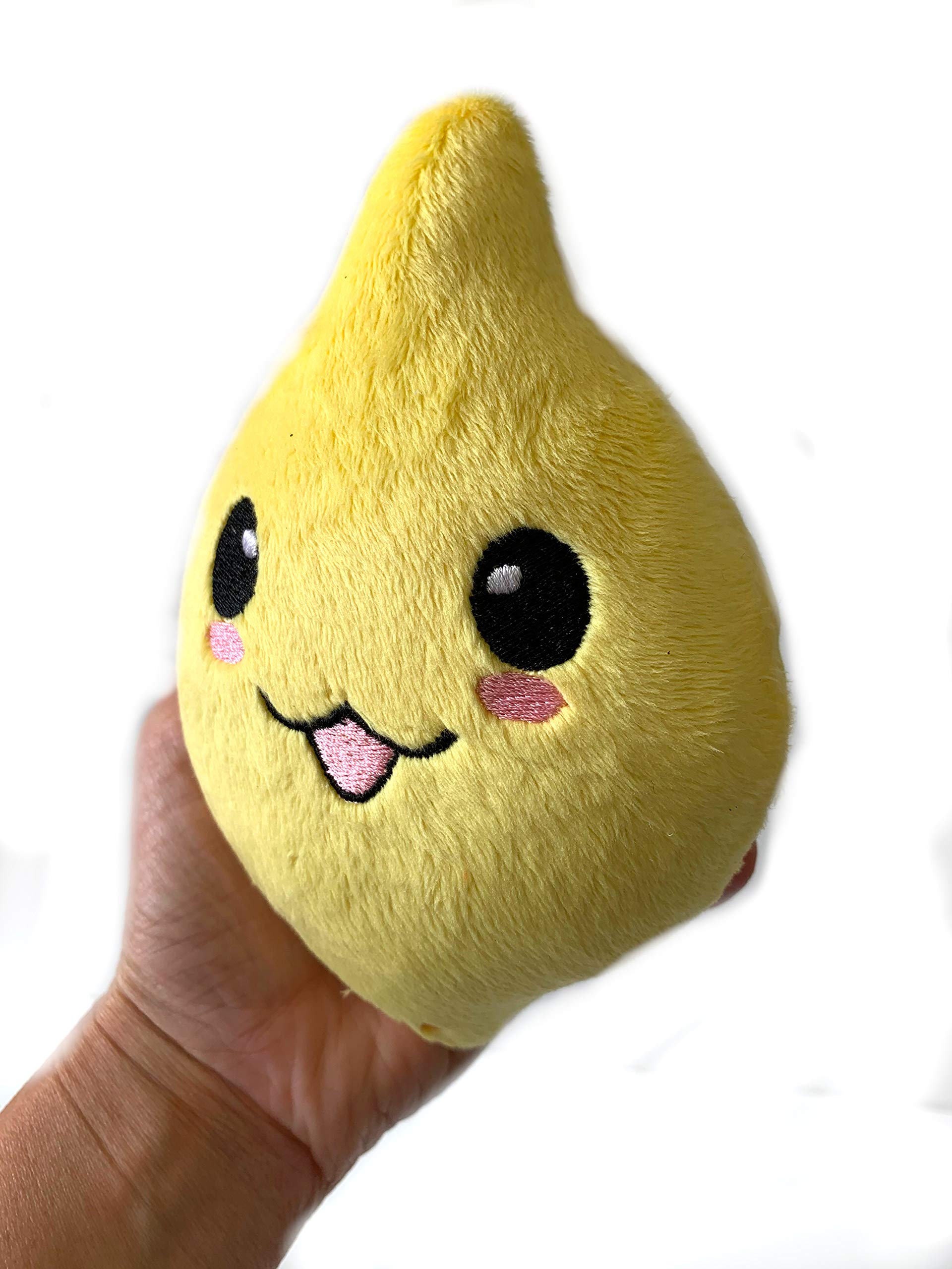 Adorable Kawaii Lemon Plush Stuffed Toy - Soft & Huggable Fruit Pillow for Kids Room Decor, Birthday Gifts & Anime Lovers Collection