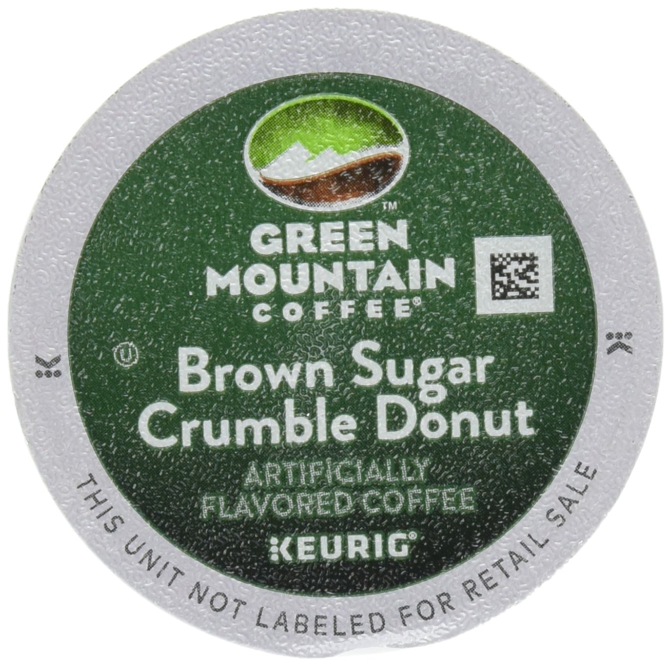 GREEN MOUNTAIN Coffee Keurig K-Cups, Brown Sugar Crumble Donut Flavor, 3.7 Ounce (12 Count) - Perfect for Breakfast, Office & Home Brewing