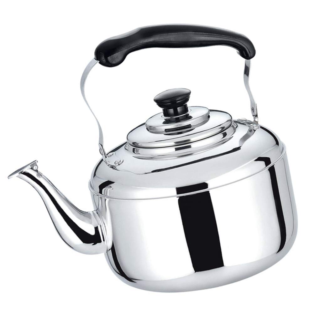 Premium Stainless Steel Tea Kettle 6L - Whistling Stovetop Water Boiler for Coffee & Tea - Durable Kitchen Kettle with Ergonomic Handle - Perfect for Home, Office & Camping Use