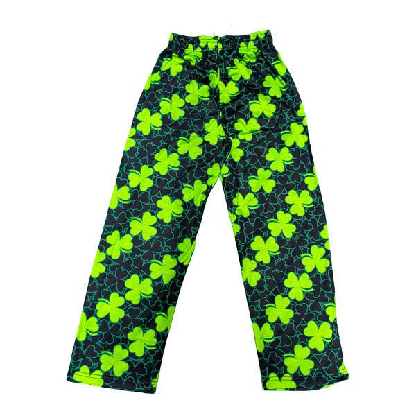 Stylish Youth & Adult Shamrock Flow Lounge Pants - Soft Comfortable Casual Wear for Home, Yoga, and Relaxation