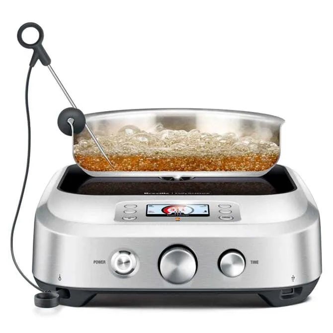 Breville Commercial Induction Cooktop - Fast, Precise Temperature Control for Professional & Home Kitchens - Perfect for Searing, Simmering & Sous Vide Cooking