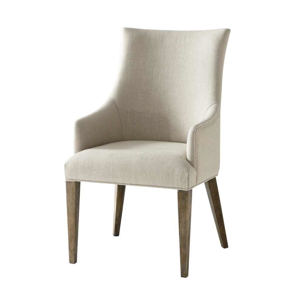 Adele Modern Dining Armchair - Upholstered Side Chair for Kitchen, Dining Room & Office - Comfortable & Stylish Seating Solution