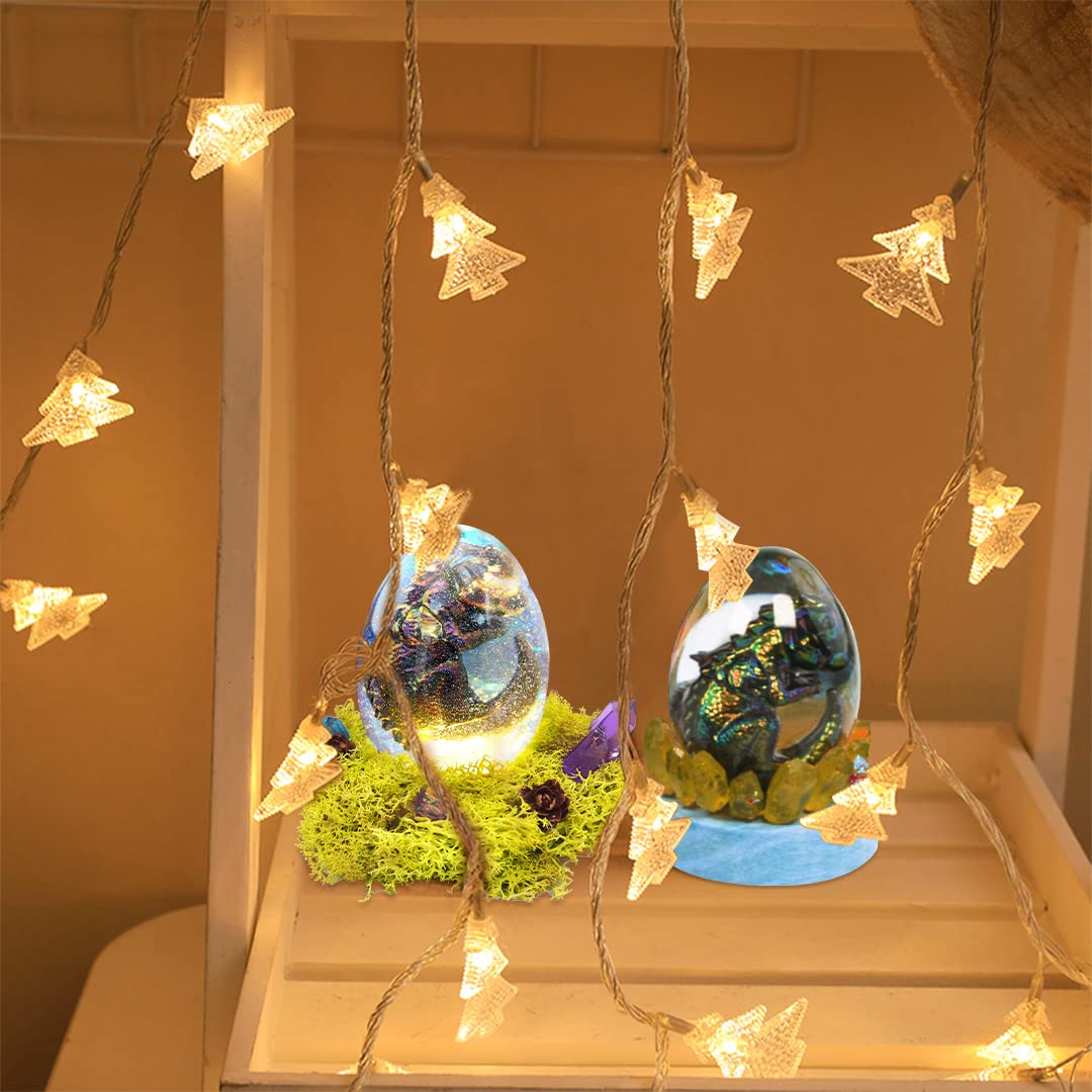 3D Dragon Egg Resin Mold Set - Epoxy Casting Mold for DIY Lamp Making