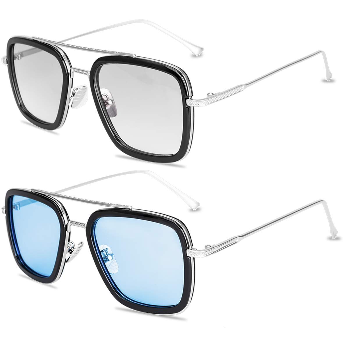 Vintage Aviator Sunglasses for Men & Women - Classic Retro UV Protection Polarized Lenses - Perfect for Driving, Travel, and Outdoor Activities