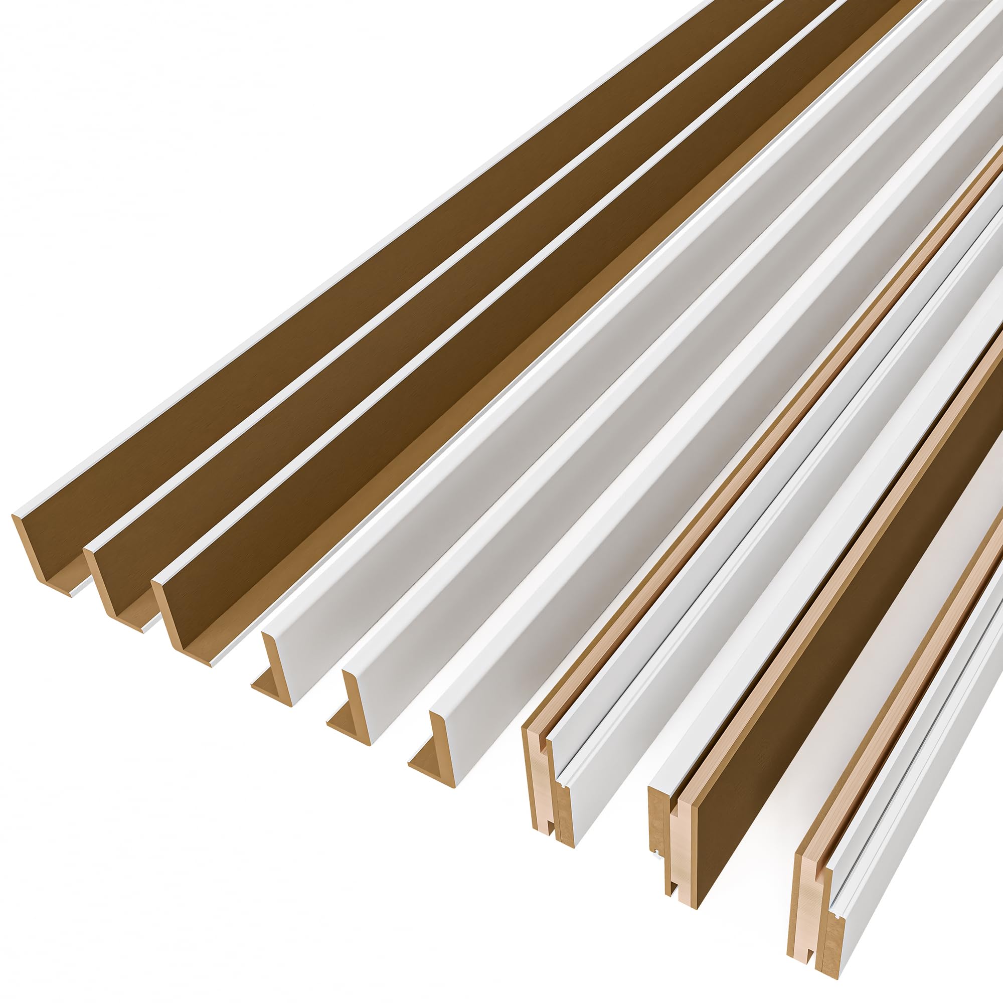 Solid Pine Wood Prefinished Interior Door Jambs and Casings Set - 80
