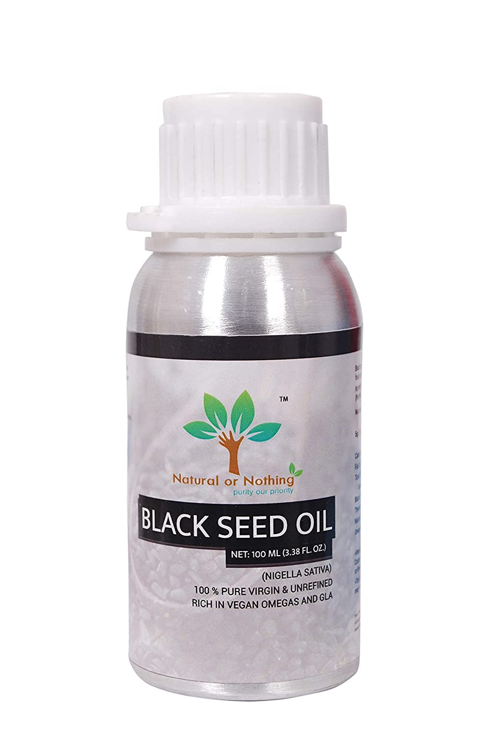 Metrol 100% Pure Black Seed Oil (Kalonji Oil) - 100ml Cold-Pressed & Organic for Immune Support, Skin & Hair Care - Perfect for Daily Wellness & Natural Remedies