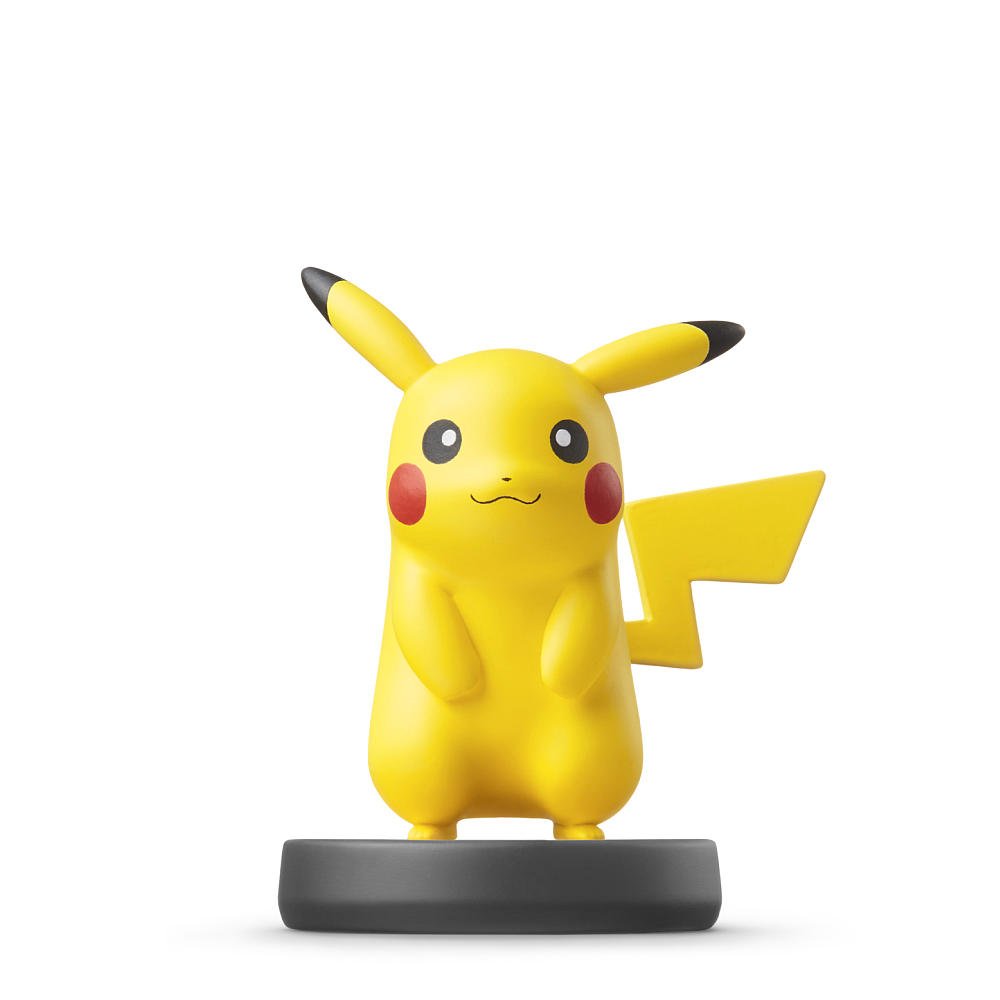 Nintendo Pikachu amiibo Figure - Compatible with Wii U & Switch - Perfect for Super Smash Bros & Pokemon Games Collection